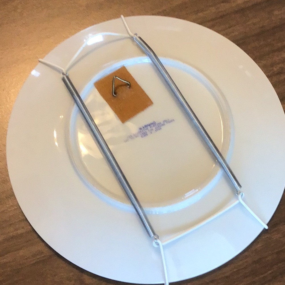 Blue decorative plate - Picture 5 of 6